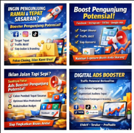 ads booster sosial media (10 days + bonus)